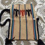 El Paso Saddleblanket Co Southwestern Tote Saddle Bag Boho Aztec Brown Photo 3