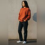 Carhartt  Women’s Rust Crewneck Small Sweatshirt Photo 1