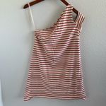 Maeve Anthropologie Striped Marketa One Shoulder Dress Striped Preppy Classic XS Photo 1