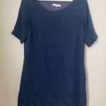 Nevenka Dress Navy Blue Embroidered Shift Crescent Moon Size 8 Photo 11