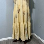 ZARA  Bloggers Fav Vanilla Embroidered Tiered Maxi Dress Limited Edition Size M Photo 8