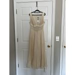 Reformation NWT Silk Spruce Dress SOLD OUT $580 White Wedding Lace Plunge Neck Photo 3