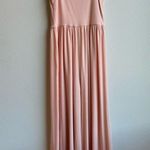 Aritzia Wilfred Free Market Jumpsuit Wide Leg Strappy Stretch Size XXS Pink Crop Photo 8