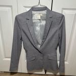 H&M Grey Fitted Women’s Blazer, Striped Interior Photo 3
