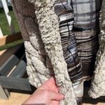 Hale Bob  Lounge Beige Tan Faux Fur Vest Size XS Pockets Cozy Layers Photo 3