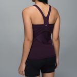 Lululemon Athletica Dark Purple Cross back Tank Top Photo 1