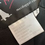 Mac Duggal Vintage  Y2K Black Long Sleeve Mini Dress Jewel Embellished Size 2 XS Photo 8