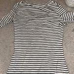 Mossimo Supply Co Striped Black and White Longsleeve Top Photo 1