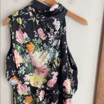 Petal and Pup  Anabelle Halter Neck Midi Dress Black Floral Photo 3