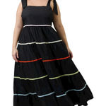 Sugar Lips  Hillary Hall Tiered Maxi Dress Curve size X3 NWT Photo 0