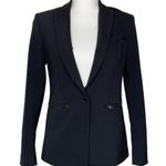 Veronica Beard Black Scuba Dickey Jacket Blazer Size 2 Photo 1