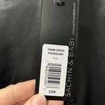 NWT SACHIN & BABI diana vegan leather dress in black SIZE 22 Photo 5