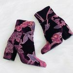 Steve Madden  Elissa Velvet Floral Bootie Photo 0