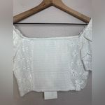 Caroline Constas New York Estelle White Top Medium NEW $395 Photo 12