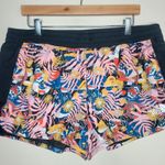 The North Face  Women's Running Shorts XL‎ Black Floral Lined Hydrenaline Tnf Photo 1