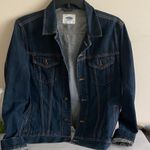 Old Navy Women’s  Indigo Denim jean Jacket like new size Medium dark wash Photo 0