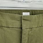 Gap  Green Slim Ankle Flat Front Khaki Pants Women's Size 8 Photo 3