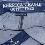 American Eagle Outfitters Blue Denim Zip Down Short Overalls Juniors Size Medium Photo 6