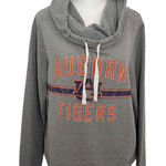 Auburn Tigers Sweatshirt with Funnel Neck Size Large Auburn Gray Sweatshirt Photo 0