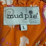 Mud Pie  Tangerine Ikat Sleeveless Maxi Dress Large‎ Photo 3