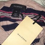 Halogen Nordstrom Stripe Crewneck Cardigan Sweater M Photo 4