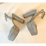 Antonio Melani Born on Fifth Liv Metallic Glitter Closed Toe Platform Heels Photo 5