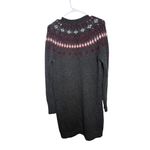 J.Crew NWT Jewel Embellished Fair Isle Crewneck Sweater Dress Sz. S Photo 4