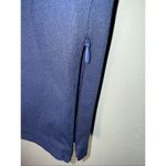 Fabletics  Women's Ponte Skinny Zip Split Hem Pant Navy Blue Medium #689 Photo 9