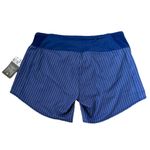 Oiselle  Long Toolbelt‎ 6” Roga Shorts - Size 10 - Grounded Pinstripe - NWT Photo 4