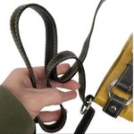 Nina Bossi Mustard Crossbody glazed Leather Bag Yellow Photo 6