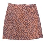 Free People • Modern Femme mini skirt orange and black size 0 Photo 2