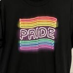 Black short sleeve pride shirt size large Photo 1