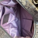 Coach RARE🔥AUTHENTIC  1961 leather Snakeskin/metallic leather zip top shoulder Photo 2