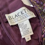 Oleg Cassini Black Tie VINTAGE Sequin SILK Cocktail Tank Dress Size 8 NEW Photo 4