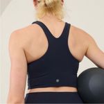 Athleta  black conscious crop bra top large Photo 7
