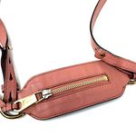 Chloé Chloe Elsie Crossbody – Pink Grained Leather with Gold Turn-Lock Photo 2