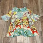 Uncle Frank  Abstract Bell Sleeve Dress Photo 2