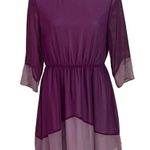 Gianni Bini  Purple Sheer Dress Photo 0