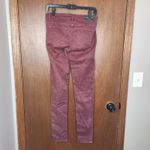 ZARA  Trafaluc Woman’s Slim Fit Maroon Denim Skinny Jeans Size 4 Photo 4