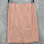 Kasper Pink Pencil Knee Length Suit Lined Metallic Evening Mauve Skirt Medium 10 Photo 0