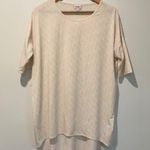 LuLaRoe LLR Light Pink Floral Pattern Irma Top Photo 1