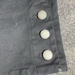 Peruvian Connection  Black Straight Leg Jeans With Buttons ( 8‎ ) Photo 3