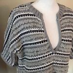 Chaser NWT Fringe Knit Short Sleeve Sweater Photo 4