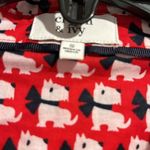 Crown & Ivy red black white schnauzer dog button down top. Size small. Photo 3