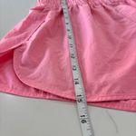 Zenana Outfitters Windbreaker Smocked Waistband Running Shorts Pink Size L Photo 3