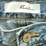 Kancan Medium Wash Ripped Raw Hem Mid Rise Distressed Blue Denim Jeans No Sz Tag Photo 3