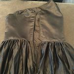 Women’s Black Satin One Shoulder Prom Party Formal Dress with Leg Slit Size 16 Black Photo 5