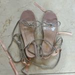TALULAH Shop NWT Lace Up Bedazzled Bow Sandals Sz 7.5 Photo 1
