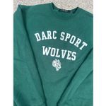 Darc Sport Pullover Crewneck Sweatshirt Sweater Green Unisex S Gym Weightlifting Photo 2