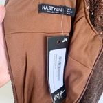 Nasty Gal  “Don’t Cross Me” Brown Sequin Dress Y2K NYE Photo 7